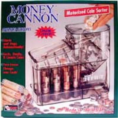The Money Cannon Electonic Coin Sorter Piggy Bank The Money Cannon Electonic Coin Sorter Piggy Bank