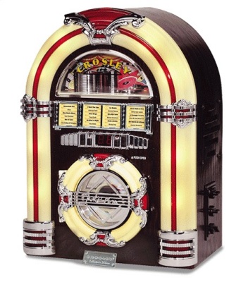 Mini Jukebox CD Table Top  Crosley Jukebox Model CR11CD