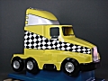 Semi - Checkered Semi 